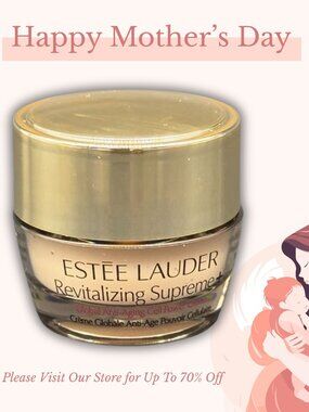 Estee Lauder Revitalizing Supreme+Global Anti-Aging Cell Power Creme -0.24 Oz